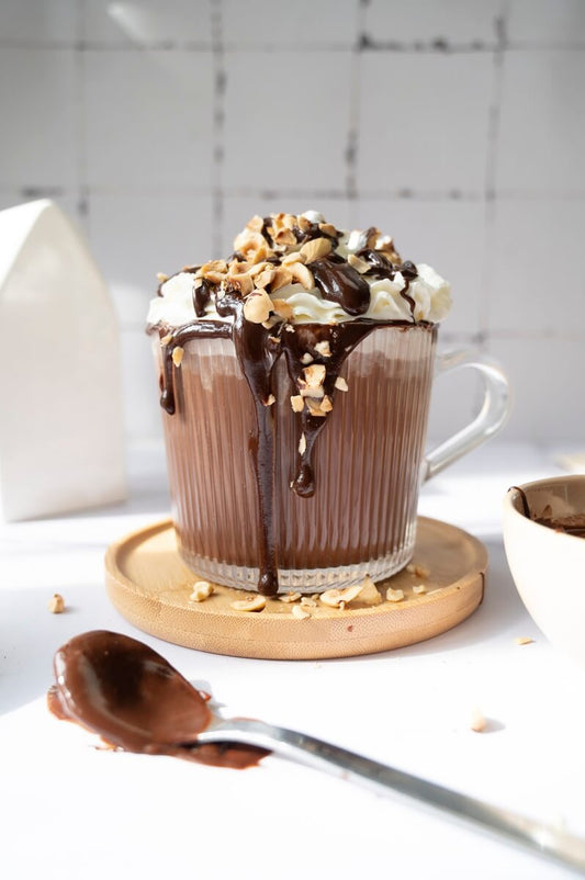 Choklad- och hasselnötsmocktail i Baileys-stil