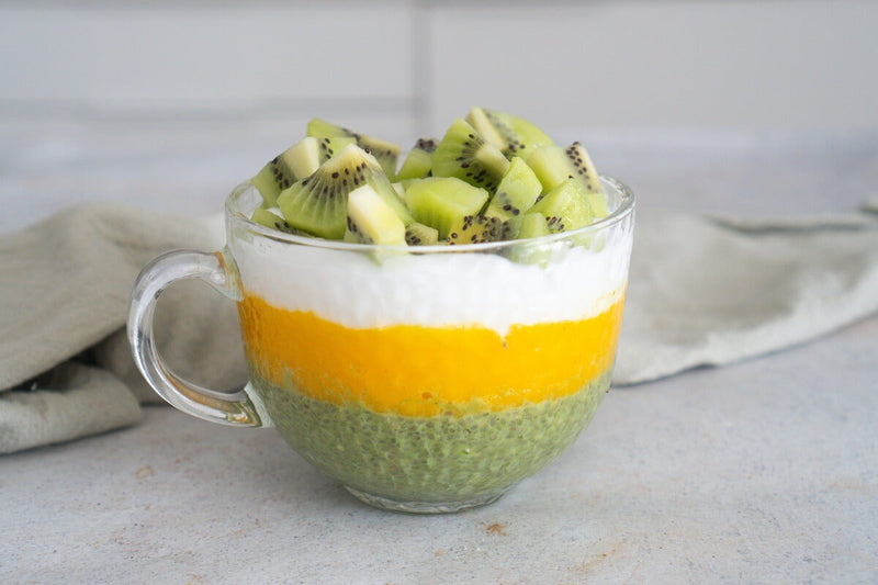 Matcha Mango Chia Pudding