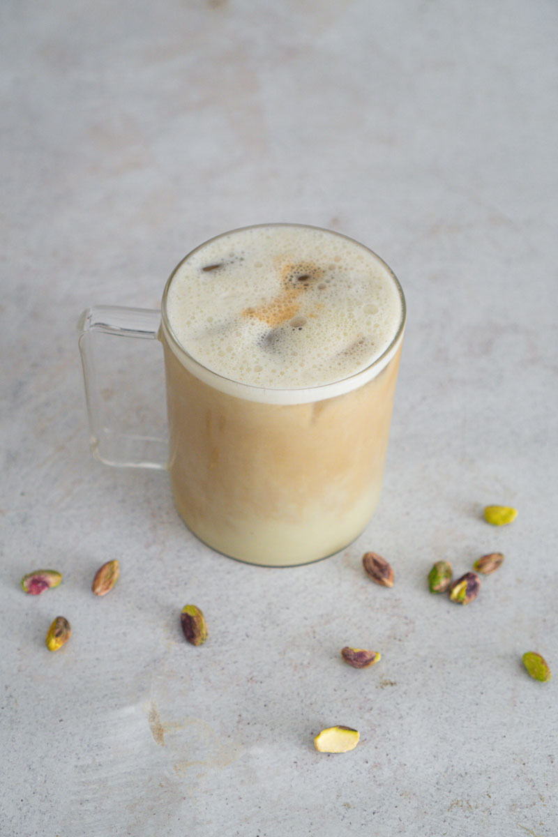 Pistachio Iced Latte